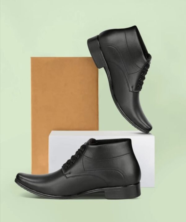 Spykon Classic Black Formal Shoes